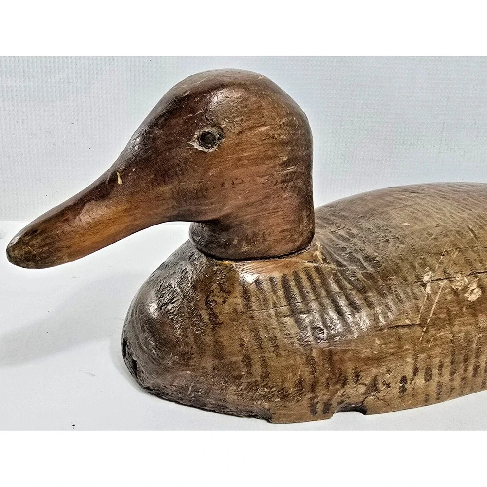 Vintage/Antique Wood Duck Decoy Hunting Float 15
